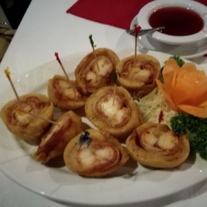 Rollitos de camarones