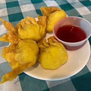 wanton de langostinos