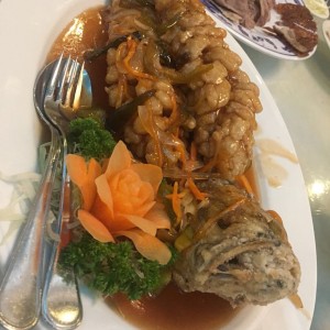 pescado agridulce