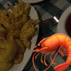 wanton de langostinos