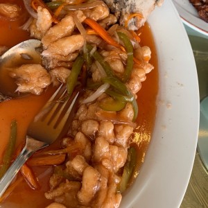 pescado agridulce