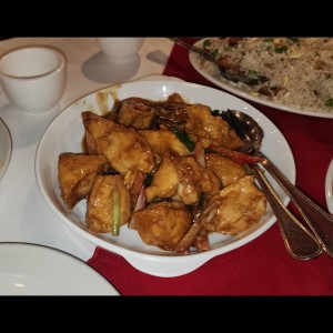 Tofu Frito Relleno Hun Siu
