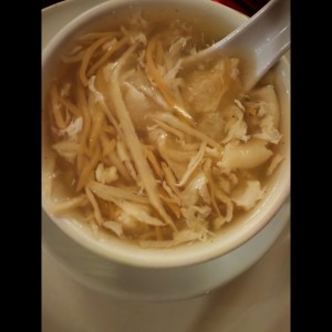 Sopa de buche de pescado