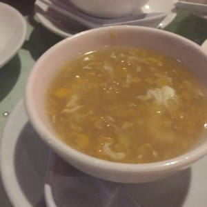 crema de maiz con pollo