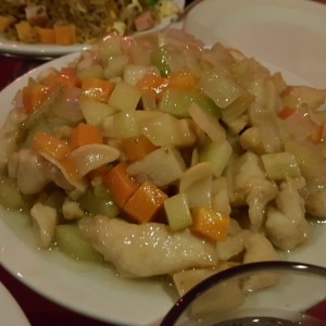 pollo con nueces