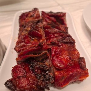 Costilla de Cerdo ala miel y ajo