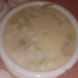 sopa bolita de pescado