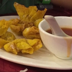 wanton de camarones