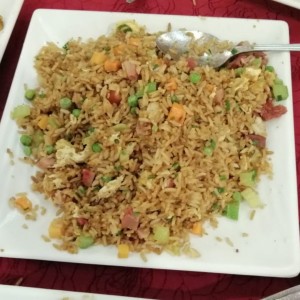 arroz frito de puerco