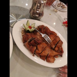 Pato asado