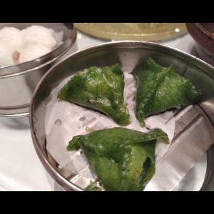 Dumpling de espinaca 
