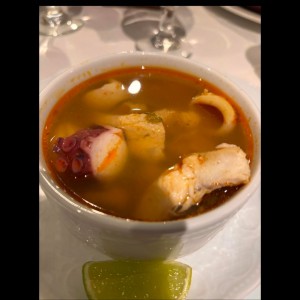 Aperitivos - Sopa de Mariscos