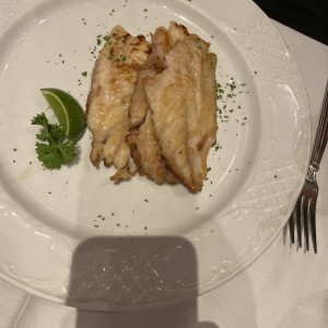 Pargo a la plancha