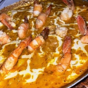 Entradas - Tortilla de langostinos