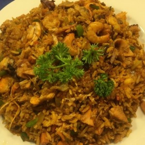 Arroz de combinacion
