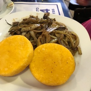 bisteck encebollado- no recomendado