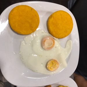 tortilla fritas con huevo