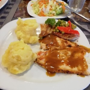 Pavo asado 