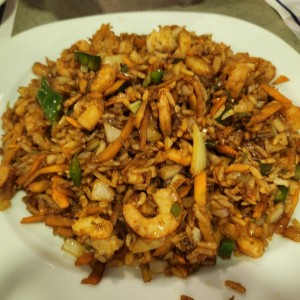Arroz Frito con Camarones