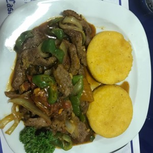 tortillas con bistec picado