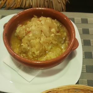 pescado al ajillo