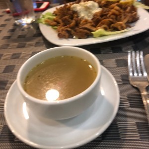 consome de pollo