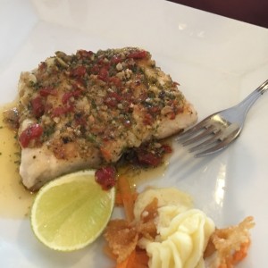 pescado al ajillo
