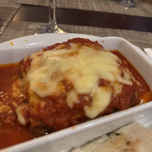 Lasagna alla rino gratinada