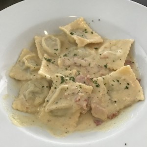raviolis carne carbonara :(