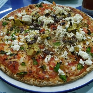 pizza de vegetales