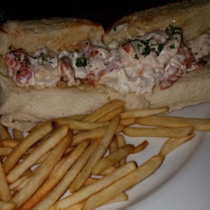 Lobster roll sandwich