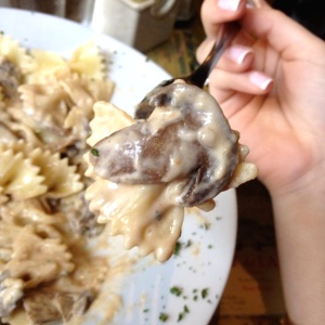 Farfalles funghi