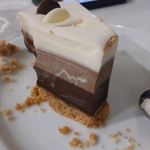 pie de 3 chocolates