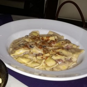Raviolis Rellenos de Hongos