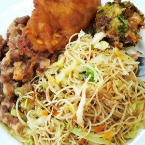 talalrines, berenjena y Tofu