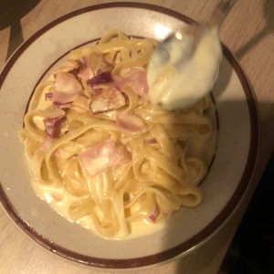 Pastas Especialidades - Fettucine Carbonara