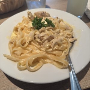 Pastas Especialidades - Fettucine Pollo Alfredo