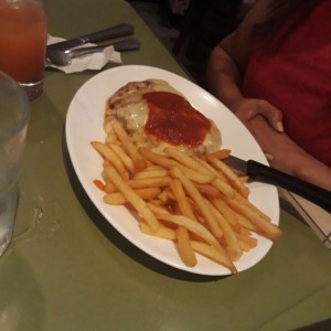 Pollo a la parmesana