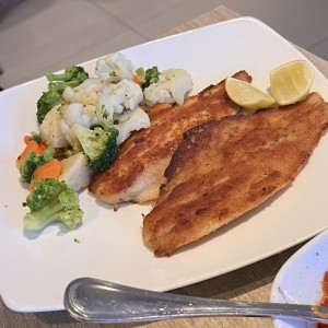 Corvina a la Plancha