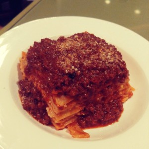 lasagna de carne