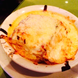 Lasagna gratonada de pollo