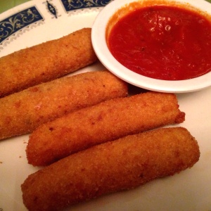 Mozarella frita (ya me habia comido uno)?