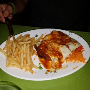Bistec a la parmesana