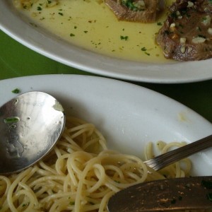 Pasta con lengua