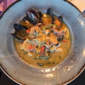 Cazuela de mariscos