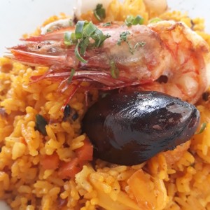 paella a de mariscos.