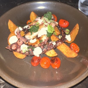 Pulpo a la parrilla