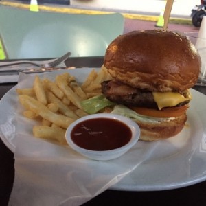 hamburguesa buffalo bbq