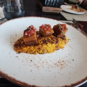 Tacu Tacu Pork Belly Crispy