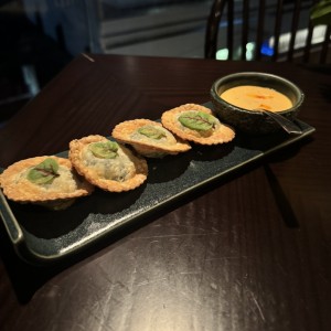 RAVIOLI FRITO - platillo vegetariano